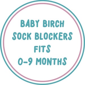 Fox Baby Sock Blockers, Baltic Birch Fox Design Wood Sock blockers, pair of blockers for knitting baby socks. Baby sock form image 4