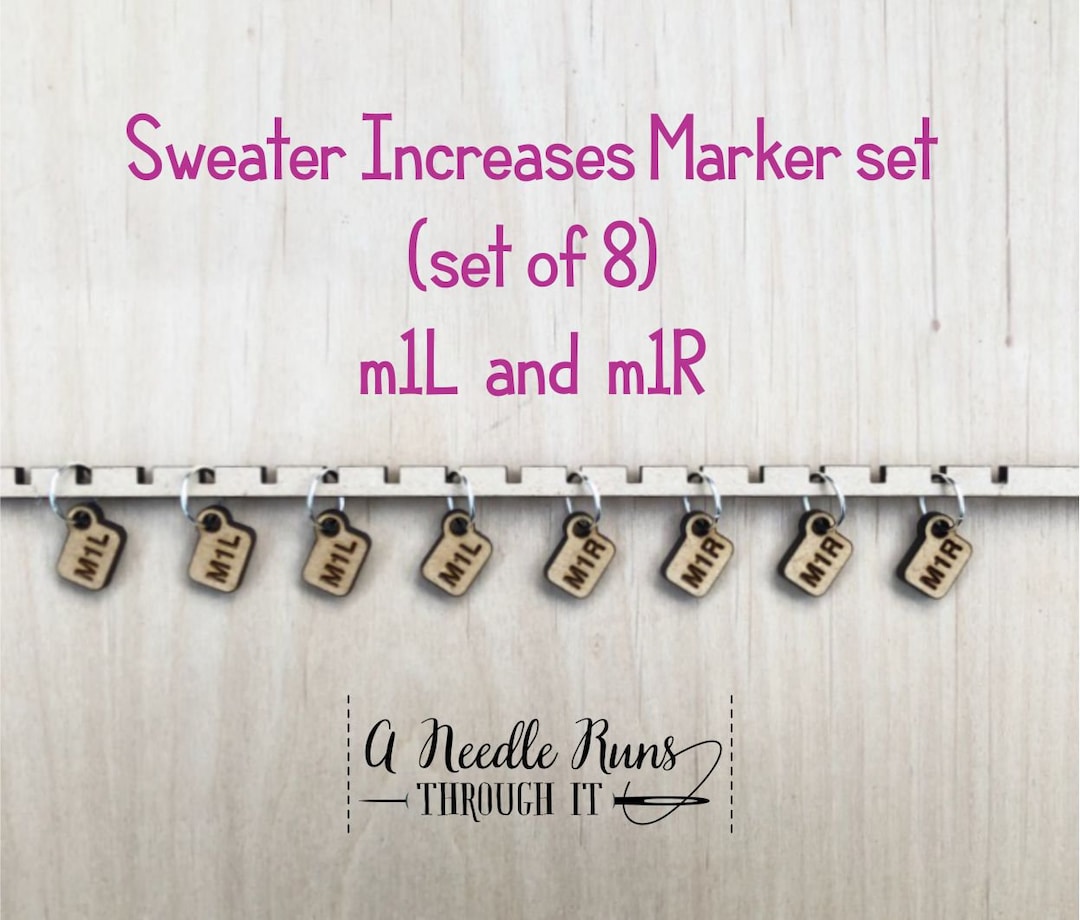 Sweater Increase Stitch Markers Helpful Stitch Markersmake Etsy