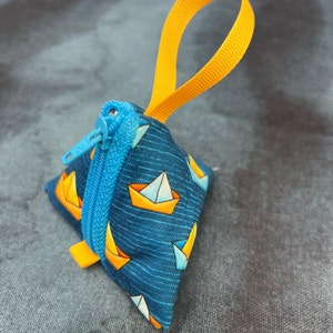Sailaway Knitalong Stitch Marker Set and Tiny triangle matching bag. Olive Knits 4 day KAL st. marker set, Knitting. Sailing stitch markers image 6