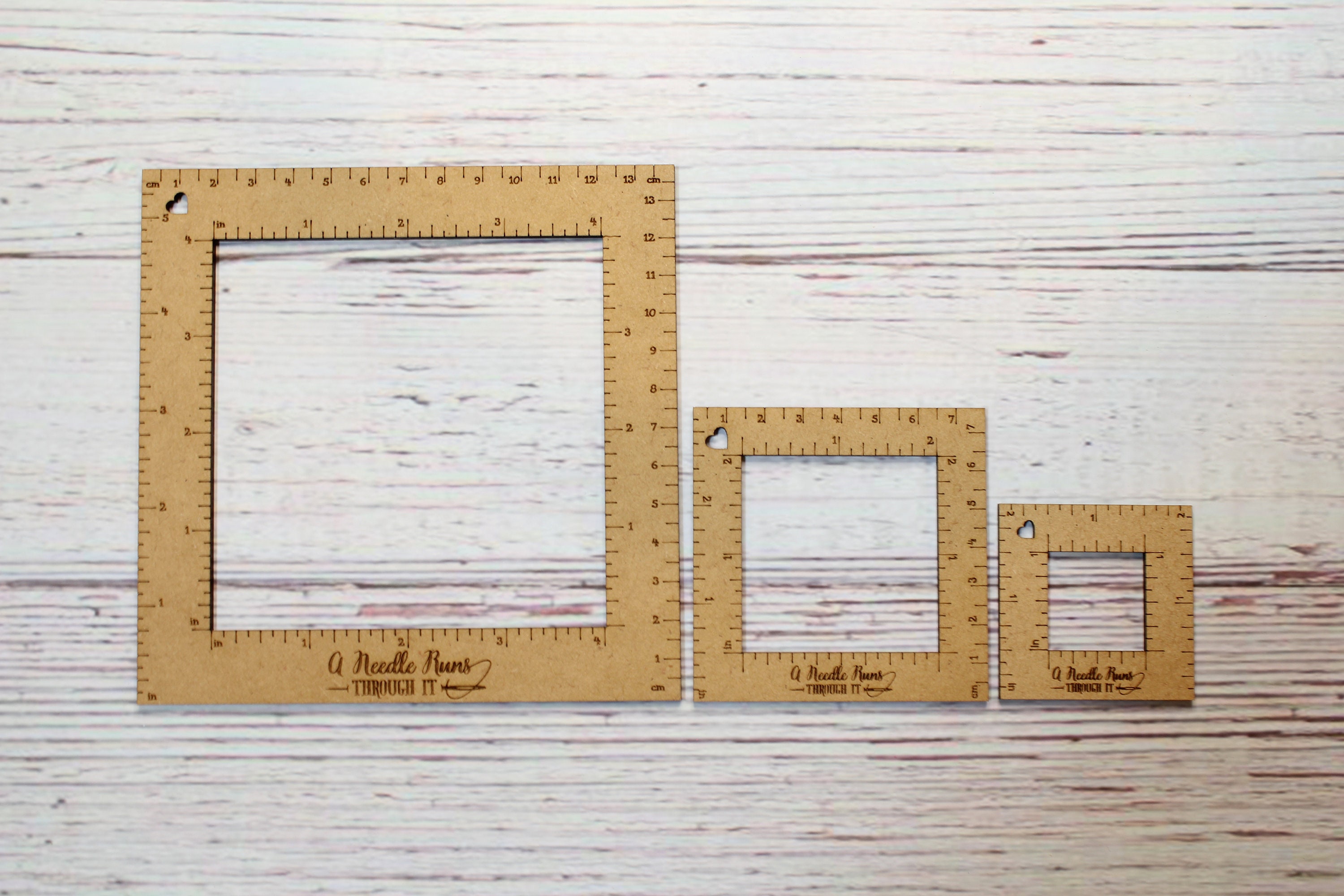Wooden Swatch Ruler and Needle Gauge Tool (Metric and Imperial) – Plant &  Fiber