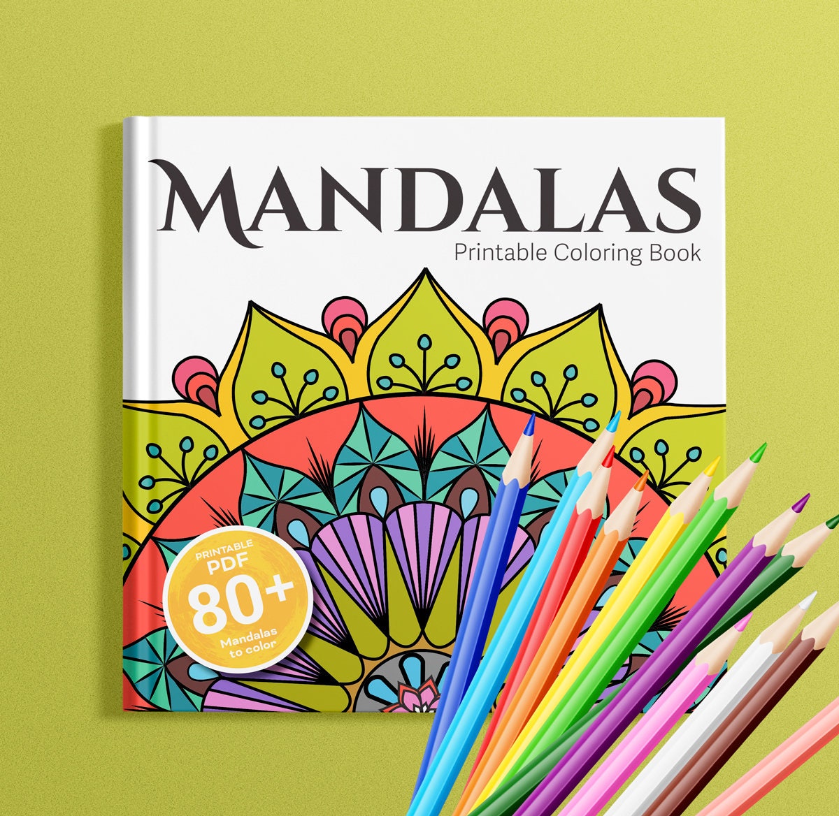 Coloriage mandala adulte anti-stress: 80 mandalas à colorier pour