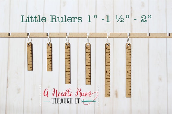 Little Rulers - Stitch Markers (set of 6)