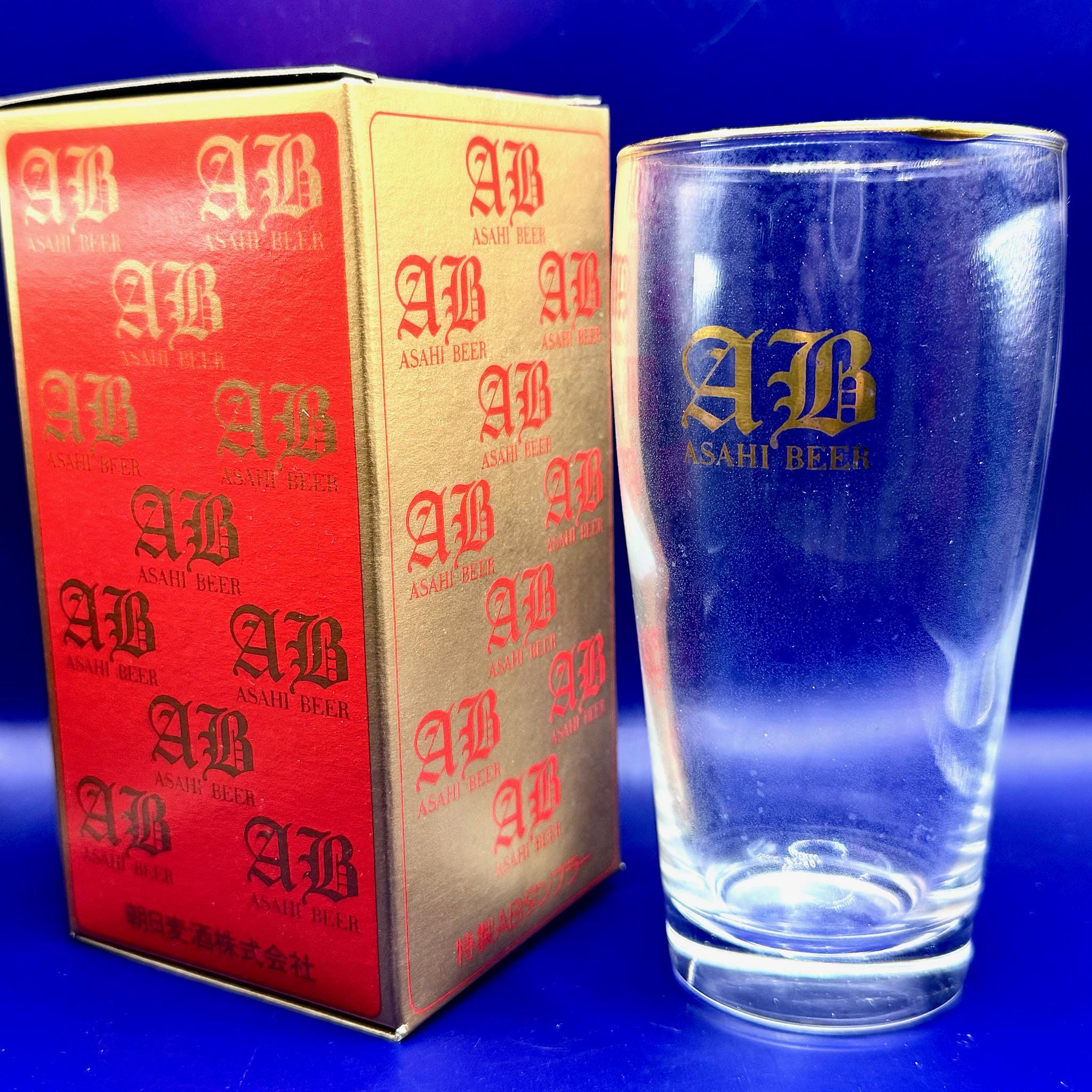 Asahi beer glass - Etsy 日本