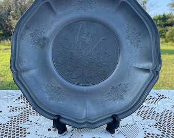 Vintage Tre-Effe Pewter Plate/Charger/Platter