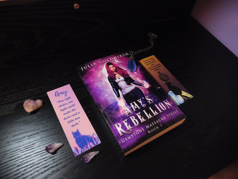 Amy's Rebellion Signed Books with bookmarks image 1