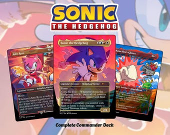 Supersonic Adventure Proxy Deck 100 Cards + Tokens | Speed Theme Commander Deck | Ready to Play Full Commander Deck