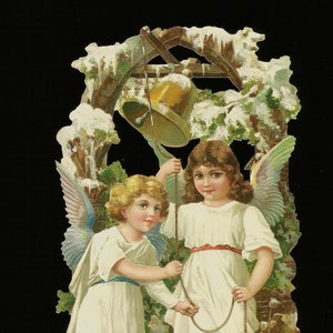 Fustella in rilievo in stile vintage tedesco con ritagli - Campanelle di Natale e Pasqua di grandi dimensioni BK5128 (serie BK)