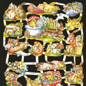 Troqueles de corte en relieve con forma de huevo de Pascua y niños EF7174