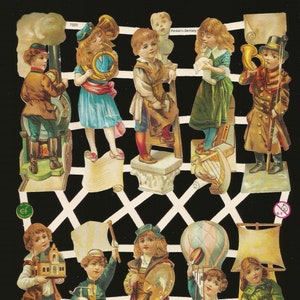 Troqueles de corte en relieve de estilo vintage alemán - Artistic Children EF7320