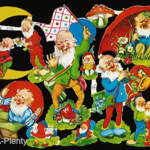 Alte Stoffschablone - Bunt und fröhlich EF7116
