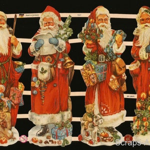 Troqueles de corte en relieve de estilo vintage alemán - WOW Christmas Santa's EF7377