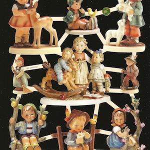 Relieve troquelado alemán en relieve - Diseños de figuras infantiles Hummel EF7504