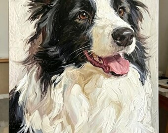Personalized hand-painted oil paintings of pets