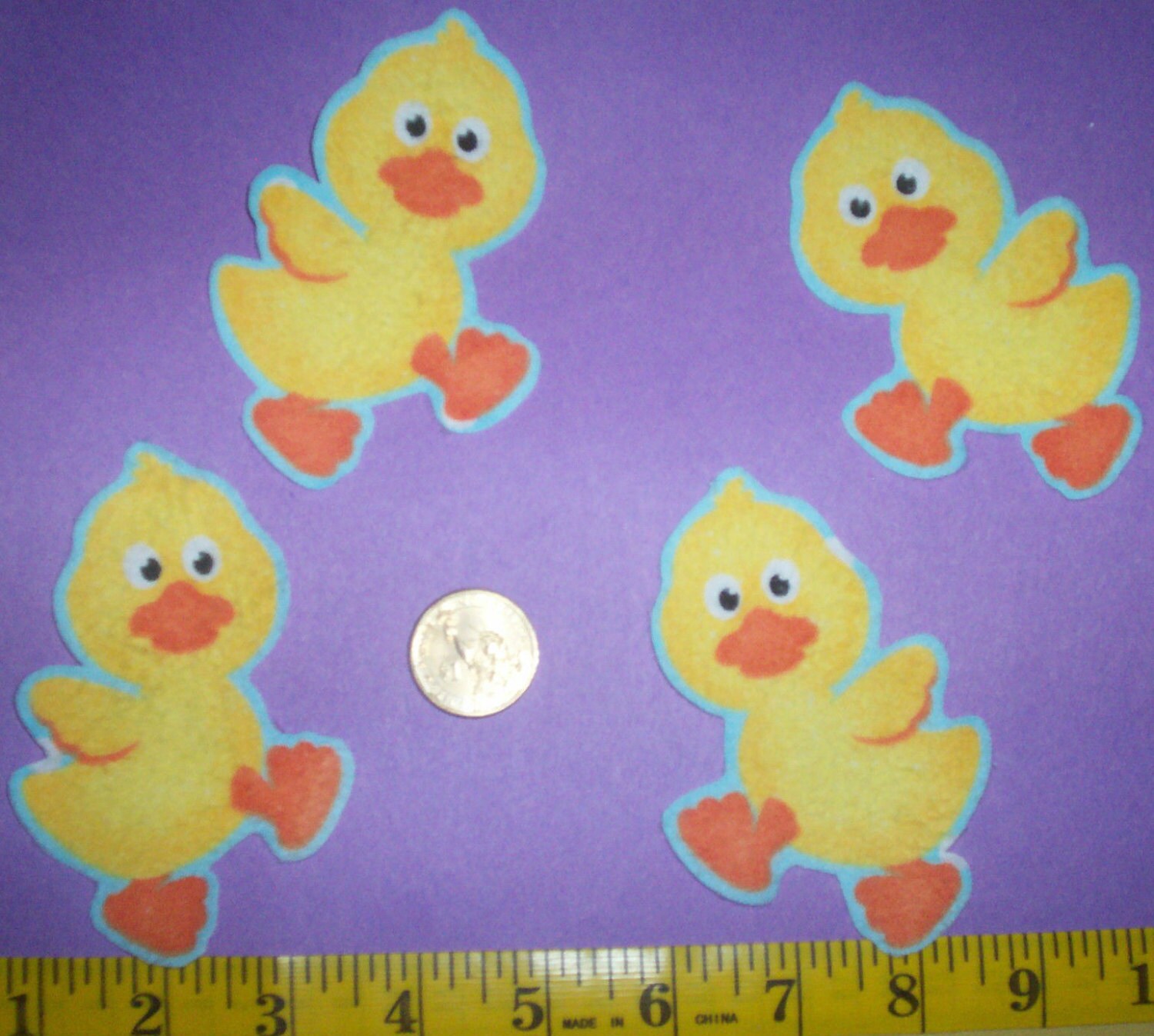 Duck Cute Ducklings Ironons Fabric Appliques Ironons Etsy