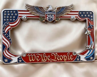 250th Anniversary Car Accessory for Veterans and Military Gifts,Independence Day Vehicle Decor Commemorating 250 Years of American History