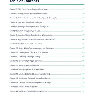 Python-E-Book (PDF) | Python für Datenanalyse lernen – vom Anfänger bis zum Fortgeschrittenen | pandas, NumPy, Visualisierung & Maschinelles Lernen Bild 3