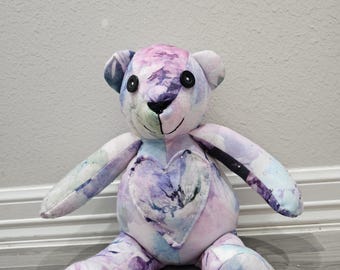 Memory Bears Made From Loved Ones Clothing: 16" Memorial Bear