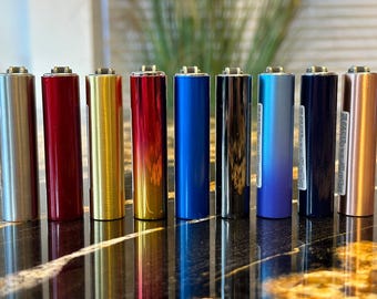 Deep Laser Engraved Personalised Metal Mini Clipper Lighter Refillable