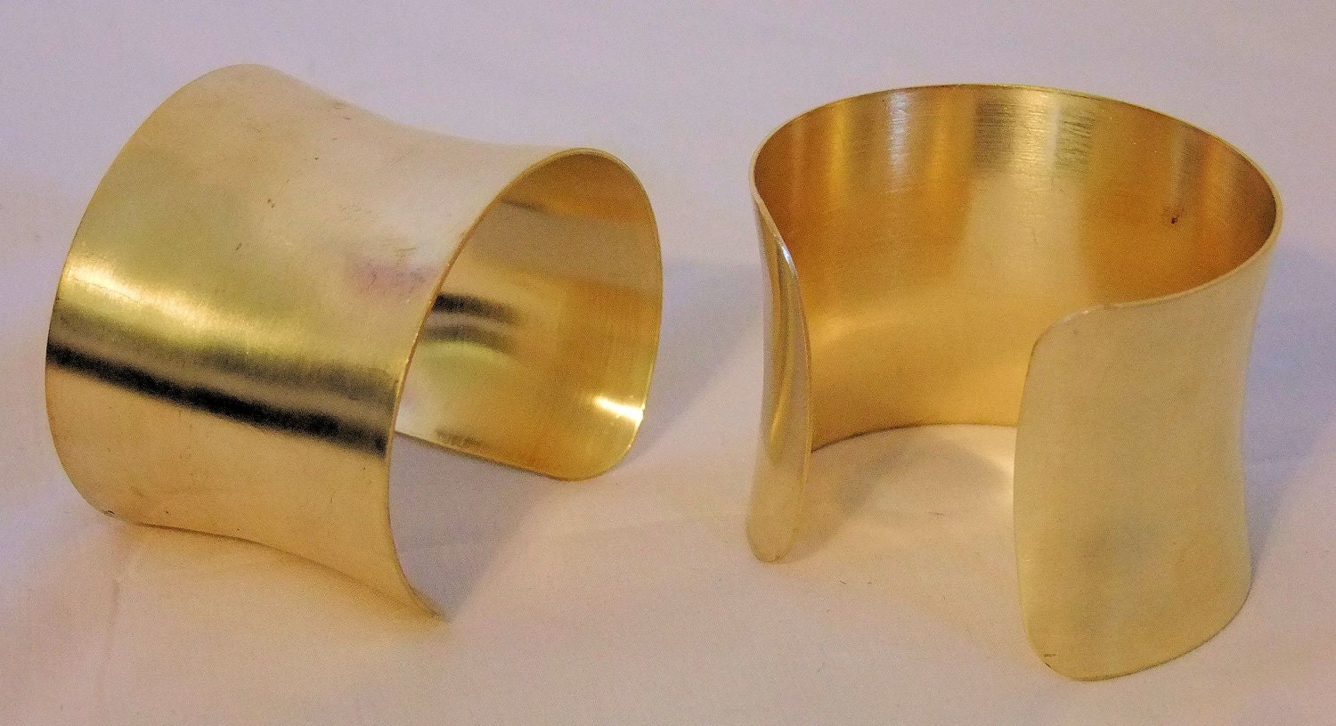 Concave Brass Bracelet Cuff Blanks for Jewelry Making 2 Inch Etsy