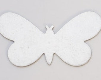 Nickel Silver Butterfly 1-5/16" by 3/4" 24ga Package of 6