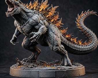 Kaiju Monster STL Bundle, Titan Beast 3D Print File, Giant Monster Figure STL, Kaiju Statue stl for Resin and FDM Printing