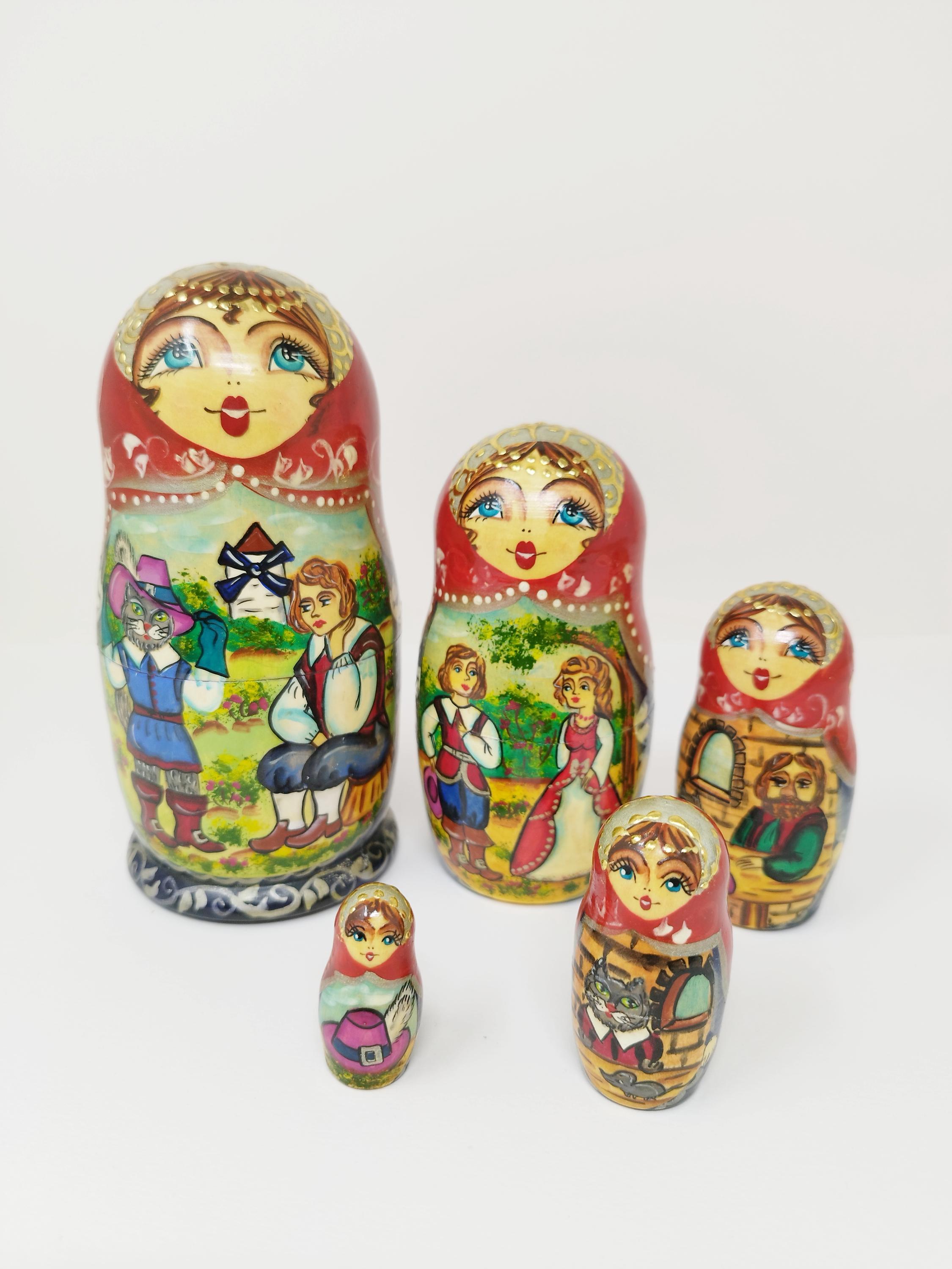 POUPÉES GIGOGNES MATRYOSHKA URSS Poupée russe Souvenir Fait à la main