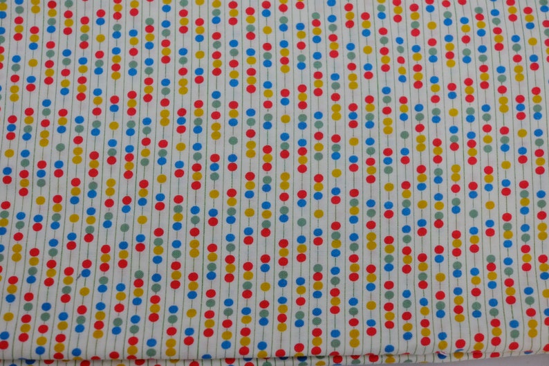 Dots Star Yellow // Orange Under The Big Top Stripes Benartex Triangles
