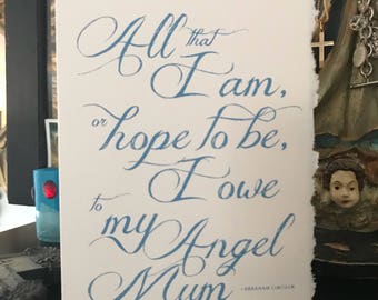 Angel Mum, Mum, Happy Mother's Day [ mom / mum ]