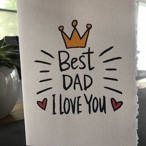 Meilleur papa [cartes papa, carte fête des pères]
