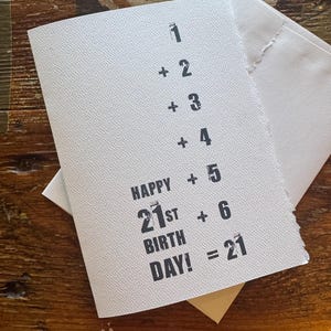 21º aniversário [cartão de aniversário / 21]