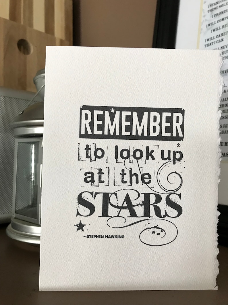 stars remember to look up at the stars stephen hawking