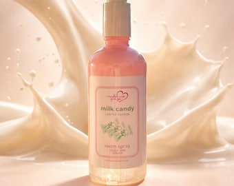 Milk Candy Room Spray: Sweet Vanilla Cream Gourmand Home Fragrance