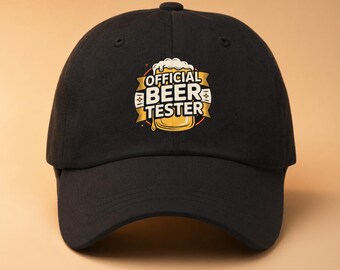 Official Beer Tester Cap – Funny Beer Lover Dad Hat, Craft Brewery Gift Him
