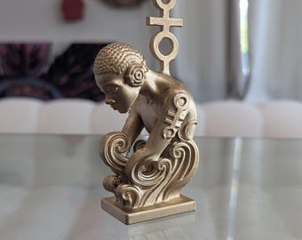 The Wave, Figurative Mini Sculpture by Marcus Rosser