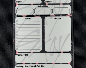 SKZ STAY Daily Planner Notepad | Stray Kids Inspired Planner Pad | K-Pop Stationery | To Do List & Gratitude Journal | 50 Sheets