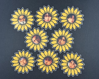 Stray Kids Sunflower Sticker | SKZ Karma Era Inspired Vinyl Sticker | Cute Kpop Sticker for STAY