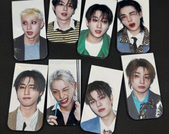 Stray Kids Run It Magnetic Bookmark Handmade Laminated Bookmark SKZ Bookmark Cute Kpop Inspired Stationery Gift for Readers