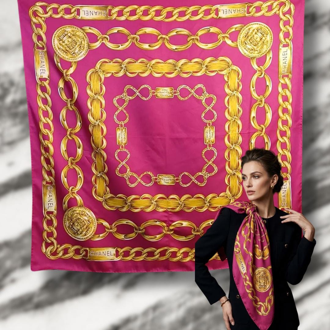 Chanel Scarves - Etsy