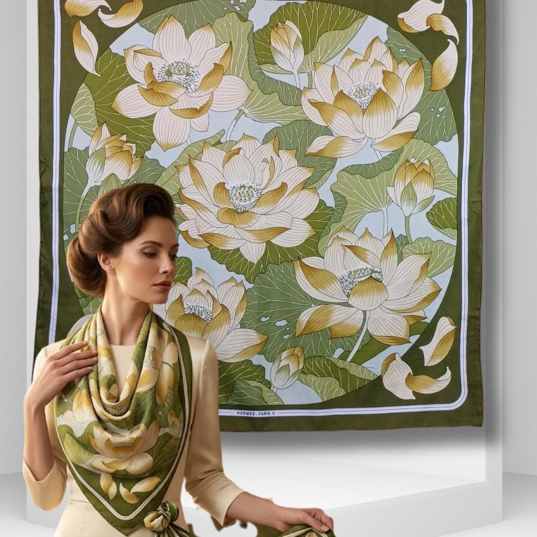 Green Hermes Scarf - Etsy