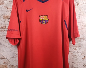 Vintage 2004-2005 FC Barcelona Nike Total 90 Training Jersey (XL)