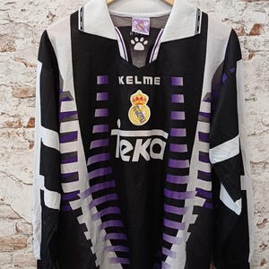 Vintage Real Madrid 1996/97 Kelme Goalkeeper Jersey – Teka Sponsor, Size L image 1
