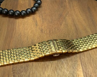18mm/20mm Longines Gold Edelstahl Mesh Uhrenarmband Band Armband massiv