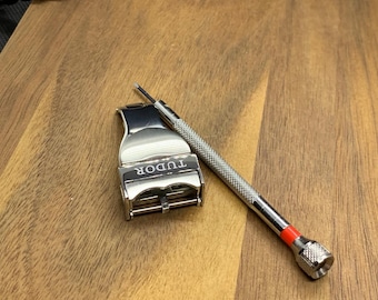 18 mm Tudor Faltschließe Edelstahl