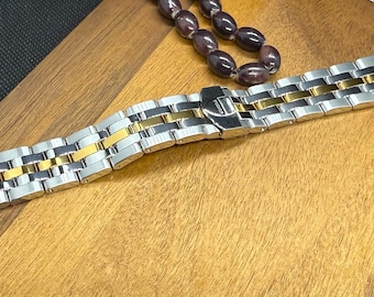 20 mm Tudor Edelstahl-Armband für Tudor-Uhr mit Faltschließe Gebogener Öse