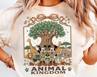 Camiseta de Disney Animal Kingdom, camiseta de Mickey Mouse y sus amigos con globos, camiseta del parque temático Disney World