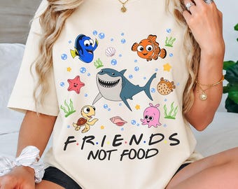Retro Disney Finding Nemo Characters Shirt, Nemo Just Keep Swimming Shirt, Nemo Family Vacation Shirts, WDW Disney Girl Trip 2026