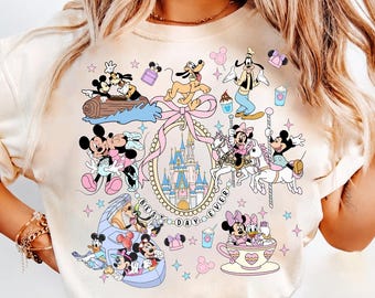 Vintage Coquette Bow Minnie und Daisy Shirt, Mädchen wollen einfach nur Spaß haben, Disney Besties passende Shirt, BTW Disneyland Urlaubsreise Shirt
