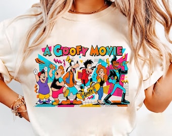 Vintage Disney A Goofy Movie  T- Shirt, Disneyland Family Matching Tee, Magic Kingdom WDW 2026 Gift