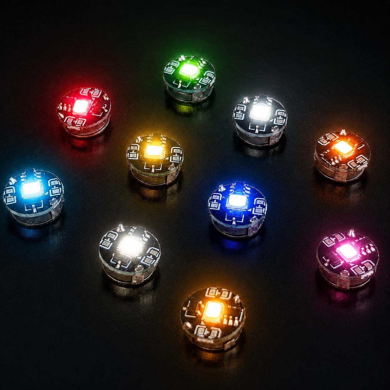 Blinkende led batterie