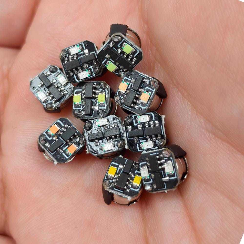 Led Model Lamps 10PCS Miniature Magnetic LED Lamp Set for Diorama Railway Model Scene ...